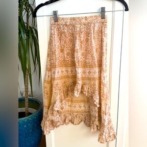 Pebbles Indian Cotton Gauze Hi-Low Skirt Size 4T